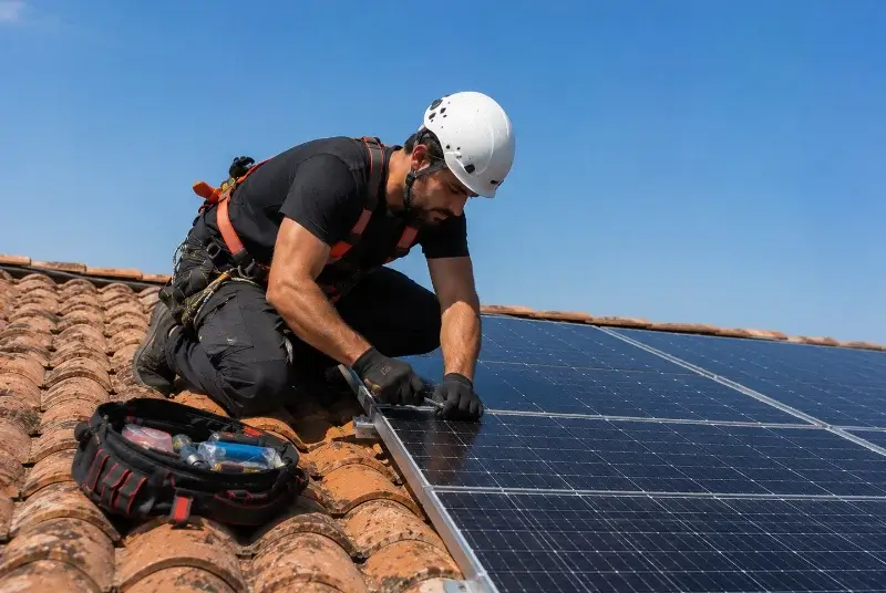 Maintenance et monitoring de panneaux solaires à Cornebarrieu