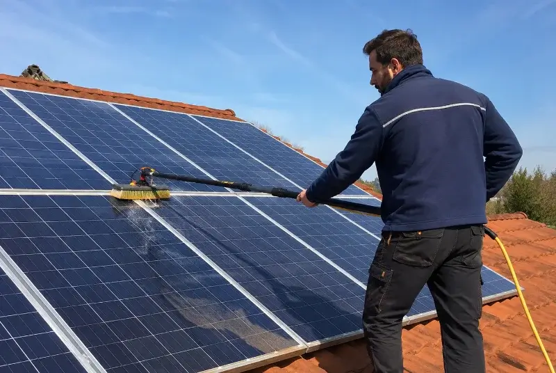 Nettoyage et entretien de panneaux solaires à Cornebarrieu